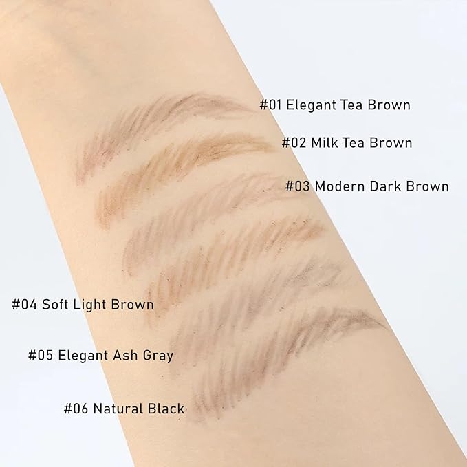 Eyebrow Pencils for Women Brown,Soft Brown Eyebrow Pencil Waterproof Smudgeproof,Ultra-Precise Tip Long-Lasting Micro Brow Pencil for Natural Looking Eyebrows,Built-In Brush,04 Soft Light Brown.