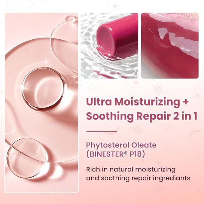 CATKIN Glossy Lip Balm Ultra Hydating Glow Lip Tinted Jelly Plump Melting Balm Shea Butter Repair Soothing For Dry Lips Dewy Finished 0.12 oz C05 SUNFLOWER