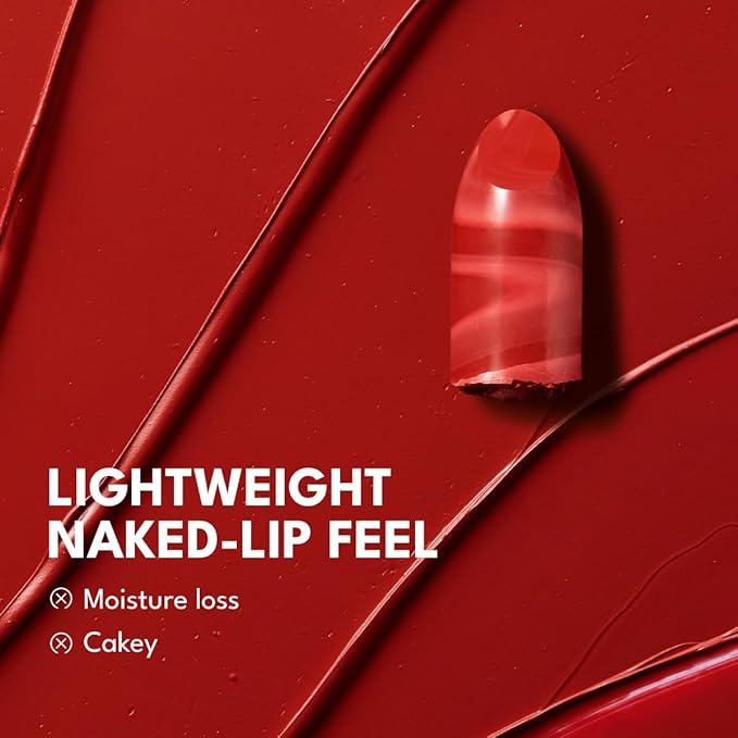 2PCS Marbled Matte Lip Stick Makeup - Velvety Finish | Naked-lip Feel, Full Coverage, D003+D004