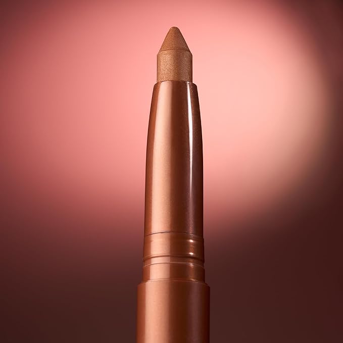 LAURA GELLER NEW YORK Kajal Longwear Kohl Eyeliner Pencil - Khaki Kohl - Caffeine and Vitamin E - Smooth & Blendable Liner - Built-In Sharpener