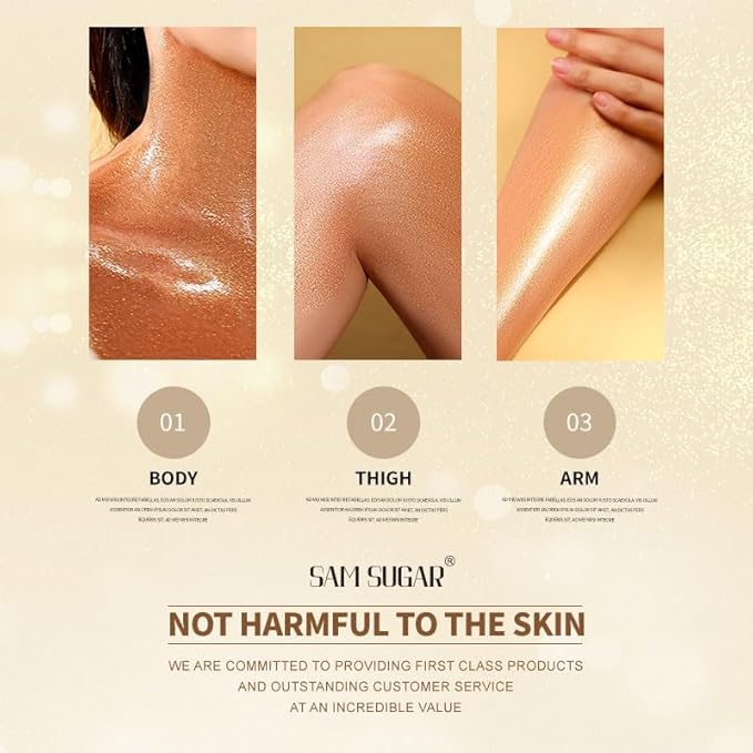 Shimmer Body Oil, Long Lasting Moisturizing Body Glow Glitter for Women Face Luminizer Highlighter Makeup 100ml Shimmer Oil for Glowing Skin Lotion (Medium Rose Gold)