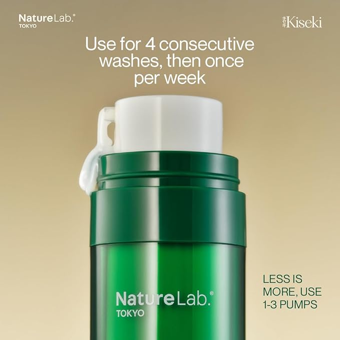 NatureLab.TOKYO Kiseki Molecular Repair Leave-In Hair Masque – Deep Conditioning Treatment to Restore, Strengthen & Bond Damaged Hair – Repair Split Ends, Add Shine & Smoothness – 1.7 Fl Oz