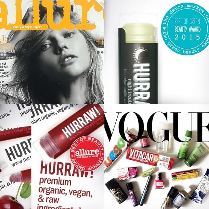 Hurraw! Watermelon Lip Balm, 2 Pack: Organic, Certified Vegan, Cruelty and Gluten Free. Non-GMO, 100% Natural Ingredients. Bee, Shea, Soy and Palm Free. Made in USA