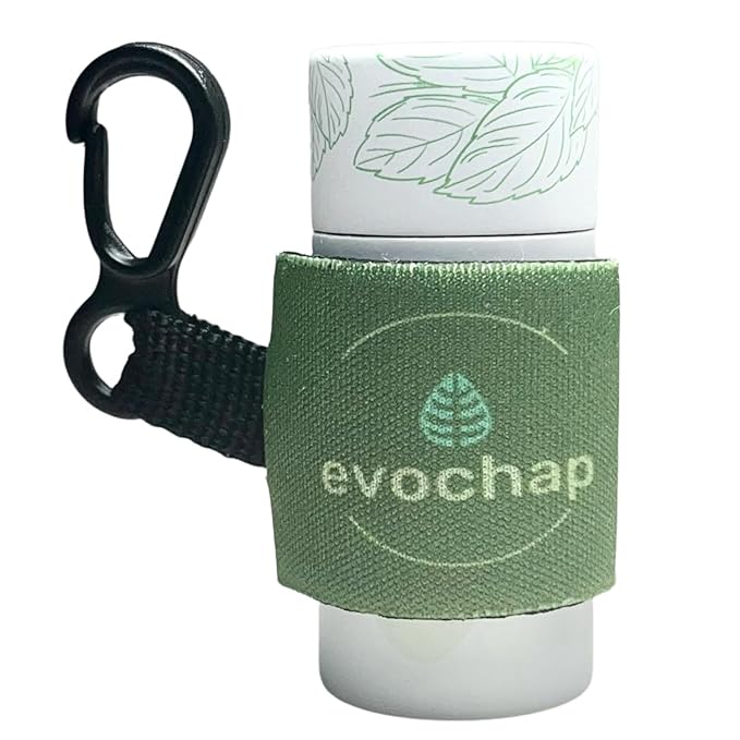 All Natural Luxury Lip Balm with Keychain Bundle - Moisturizing For Smooth and Soft Lips - Pure Ingredients, Eco-Friendly - Hydrates Dry and Chapped Lips - Push Up Paper Tube, Mint Flavor