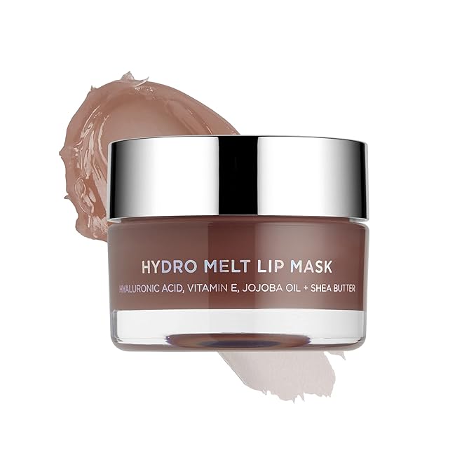 Sigma Beauty Hydro Melt Lip Mask - Tint - Lip Sleep Mask or Day Mask - Plumps, Hydrates and Adds Shine - Leave On Lip Mask with Hyaluronic Acid, Vitamin E, Jojoba oil, and Shea Butter