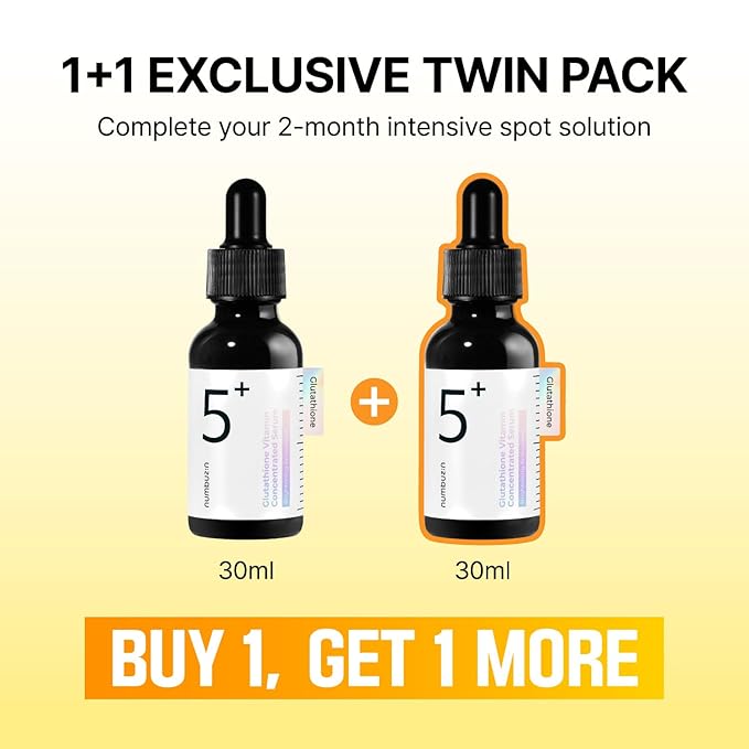 numbuzin No.5 Serum DUO | Tranexamic Acid 4%, Niacinamide 5%, Glutathione, Vitamin C | Vitamin Concentrated Serum | Hyperpigmentation| Suitable for Sensitive Skin | 2.02 fl. oz.