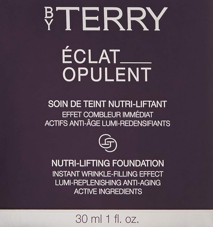 By Terry Eclat Opulent Anti-Aging Lifting Foundation, Medium - Full Coverage, Hydrating & Radiance Boosting, Nude Radiance, 1.01 fl oz