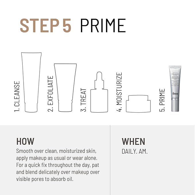 Dr. Brandt Pores No More, Pore Refiner Primer - Instantly Minimizes the Appearance of Pores, Absorbs Oil & Mattifies Shine - 0.5 fl oz