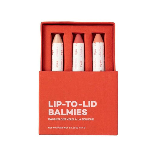 Axiology Multi Stick Crayons For Eyes, Lips, Cheeks Balmies Trio Gift Set Creamy Buildable Lightweight Moisturizing Blush Face Sticks Contour & Highlight All Day Wear Face Makeup (Malibu Magic)