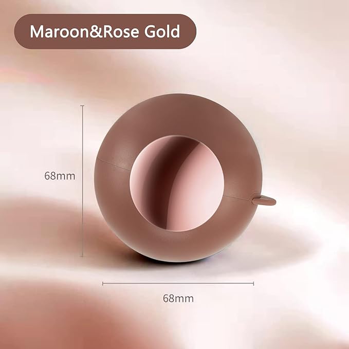 Washable Reusable Gel Lint Roller for Pet Hair, Tecogue Portable Dog Cat Pet Hair Remover for Clothes, Laundries, Sticky Cleaner, Dust Fuzz Fur for Travel Household (Maroon)