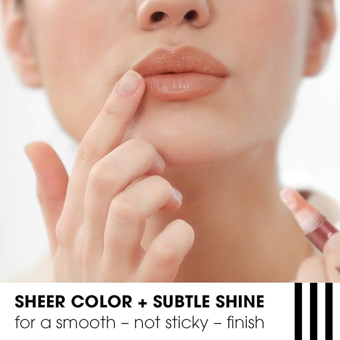 ChapStick Total Hydration Vitamin Enriched Blushed Bronze Tinted Lip Oil Tube, Lip Care - 0.24 Oz