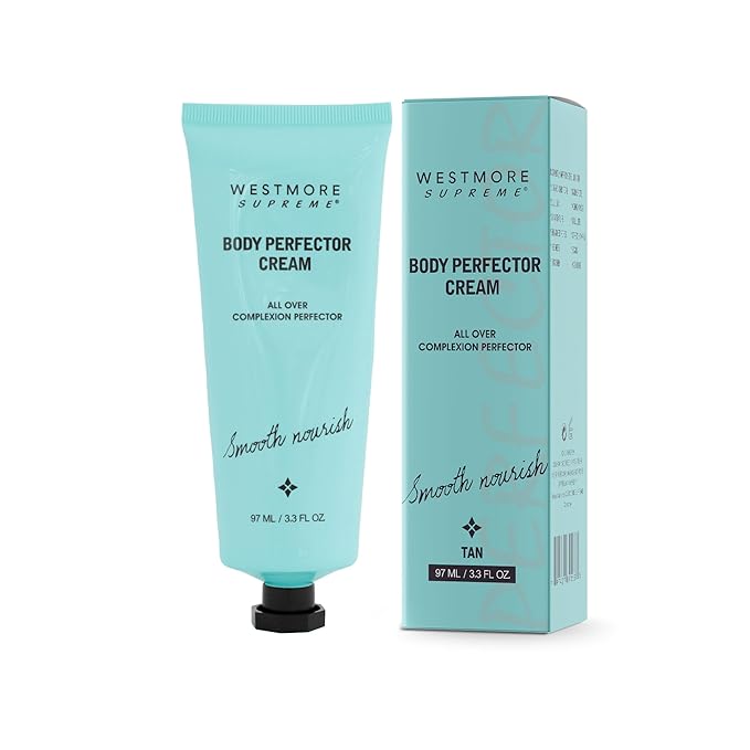 Body Perfector Cream,All-Over Complexion Perfector, Concealer Evens Skin Tone Sweat-Proof Non-fading Makeup, Long-Lasting CC Foundation, Waterproof Transfer-Resistant Skin Tint (TAN)