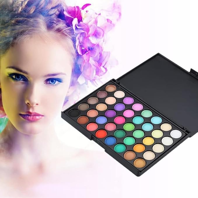 Eyeshadow Palette 40 Color Makeup Palettes Matte Eyeshadow Waterproof Makeup Mixer Palette Make-up For Women Beauty (Type A)