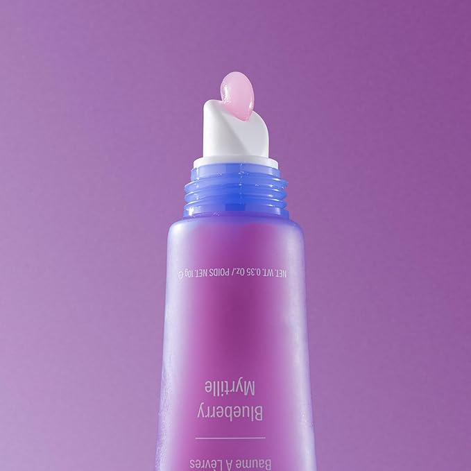 W7 Gloss Away Lip Balm - 2 Piece Set - Nourishing Lip Balm Formula With Shea Butter - Blueberry