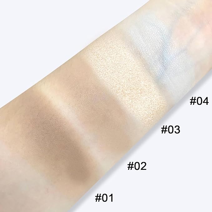 Matte Contour Palette, Face Sculpting Grey Contour Powder Palette for Light Fair Skin, Cool Toned Face Bronzer Makeup Contouring Palette, Buildable Matte Bronzer, 02#Dark Brown