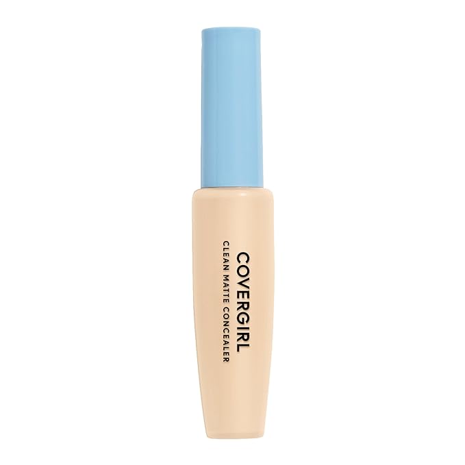 COVERGIRL - Clean Matte Concealer, Oil-Free, Lightweight Formula, Blendable, Natural-Looking Coverage, 100% Cruelty-Free