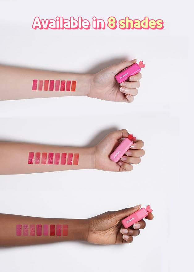 COLORGRAM Juicy Blur Tint 04 Cushiony Peach | Daily Semi-Matte, Semi-Glossy, Long-Lasting Lip Stain, Moisturizing, Buildable & Blendable, highly Pigmented (0.12 Fl. Oz.)