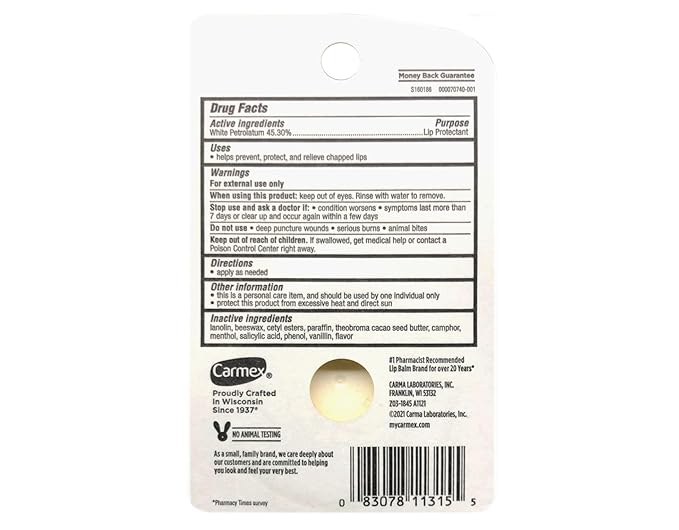 Carmex The Original Lip Balm, .25oz