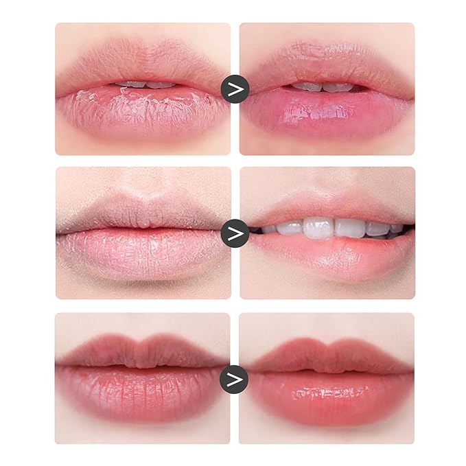 2 In 1 Lip Care Set - Lip Sleep Mask & Lip Scrub - Lip Wrinkles Improve - Cracked Lip Lipstick & Moisturizing Cream - Night Exfoliation Improve Dry and Peeling Lips - Suitable for All Skin Lip Primer