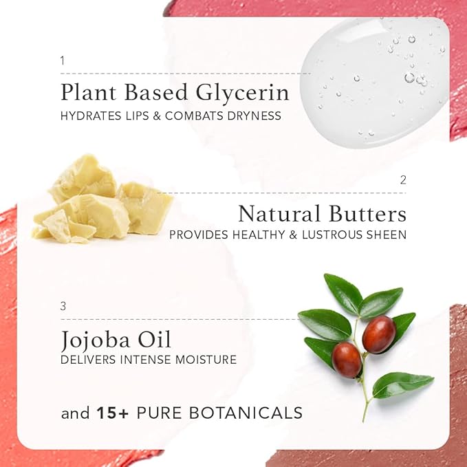 Oh-So-Luxe Liquid Tinted Lip Balm, Hydrating & Nourishing Tinted Lip Oil for dry dark lips, results in Soft & Glowing Lips, Moisturizing, Non-Sticky Mauve Pink Shade - 0.10 Fl Oz - RAS LUXURY OILS