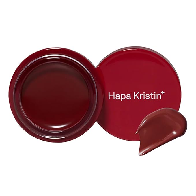 Gleam Glow Lip and Cheek Tint, Hydrating Korean Cream Blush with Long-Lasting Wear, Buildable with Radiant Finish, Plum Red 102, 0.15 oz