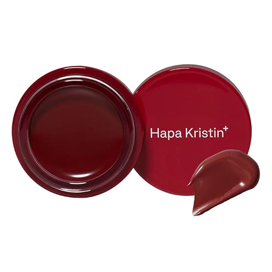 Gleam Glow Lip and Cheek Tint, Hydrating Korean Cream Blush with Long-Lasting Wear, Buildable with Radiant Finish, Plum Red 102, 0.15 oz