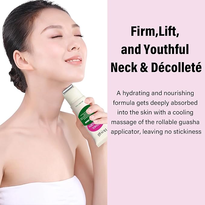 Retinol Collagen Lifting Neck Cream,Anti Aging Face and Neck Cream for Reduce Wrinkles and Hydrating & Lifting Neck,For Face, Neck, Décolleté Wrinkle Care, 1.76 oz.