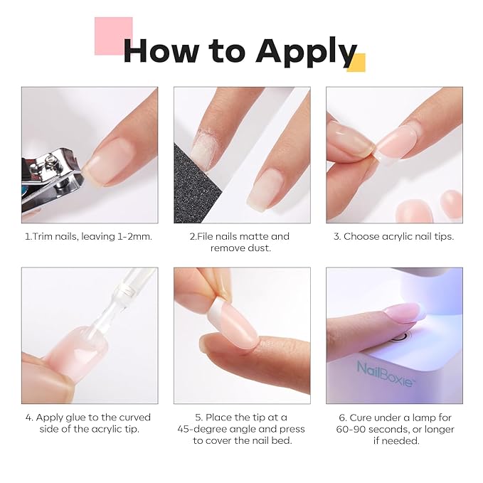 modelones Nail Glue, 9 in One Nail Glue for Press Ons, Clear Tips, Acrylic Nails, Need U V Light Cured, 15ML