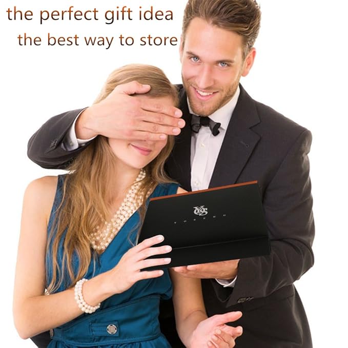 Yoseng Makeup Brushes Set 10Pcs Professional Oval Toothbrush Foundation Cream Contour Powder Blush Conceler Eyeliner Blending Brush New Fashionable Super Soft Cosmetic Brushes Tool with Box(Rose Gold)