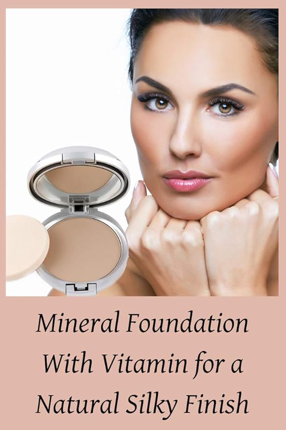 Pressed Mineral Foundation With Vitamin for a Natural Silky Finish