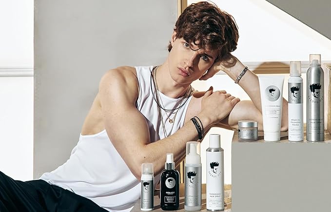 Avenue Man Curl Defining Cream - Unscented Hold Forming Curl Cream for Men with Keratin, Acai & Herbal Extracts - Frizz Control, Humidity Resistant, Lightweight Texture - Curly Hair Products for Men