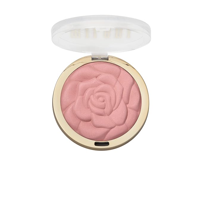 Milani Rose Blush, Powder Blush for Cheeks, Cruelty Free Makeup - Shape, Contour & Highlight Face for a Natural Matte Finish -Romantic Rose