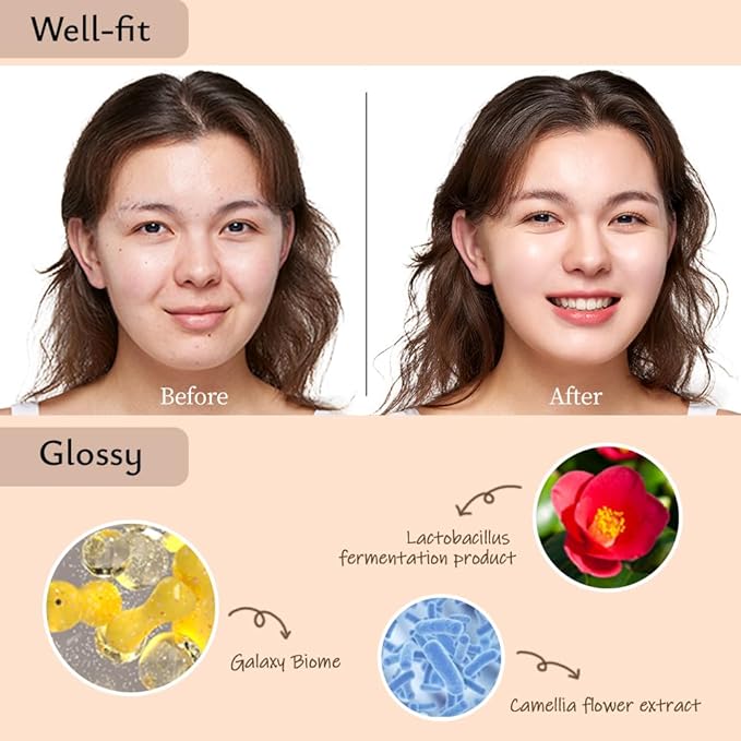 MOONSHOT KOREA Matte Fit Cushion Foundation Full Coverage Matte Finish, Breathable Makeup for Face, Long Lasting, Lightweight K-BEAUTY (21N Cosmic Vanilla, Matte Fit Cushion)