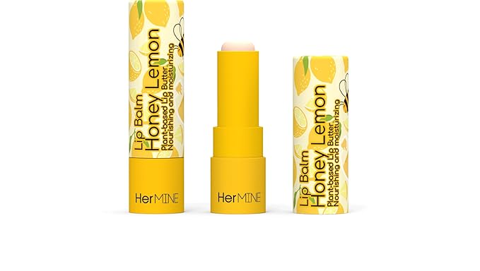 HerMINE Lip Balm Plant-based Lip Butter 3 Pack Nourishing Moisturizing LipBalm LipButter Long Lasting Delicious Flavors Intense Hydration
