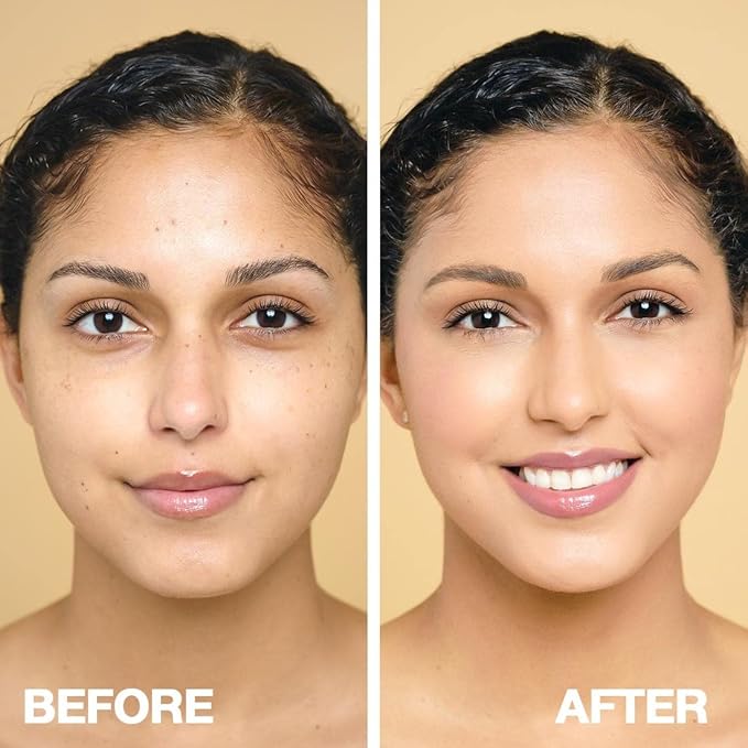 Palladio Full-Coverage Color Correction CC Cream, Oil-Free with Peptides & Vitamin C, Best for Correcting Redness and Uneven Skin Tone, Buildable Foundation Coverage (Med 30N)