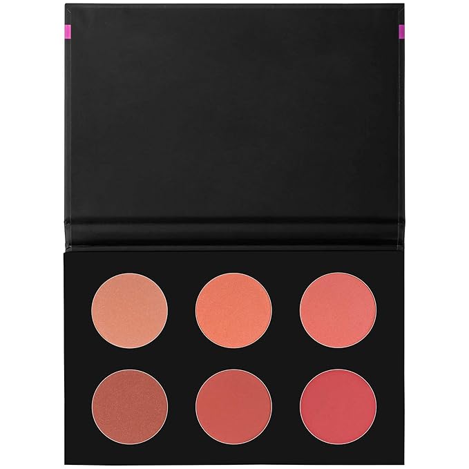 SHANY Shimmer & Matte Warm-Toned Blush Palette - Layer 6 - Refill for the 6 Layer Mini Masterpiece Collection Makeup Set