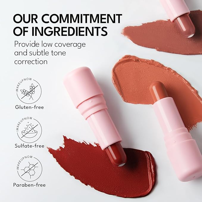 tinted lip balm, Conditioning & Nourishing Lip Balm, Matching concealer to cover lip lines and enhance color development- RED DAHLIA