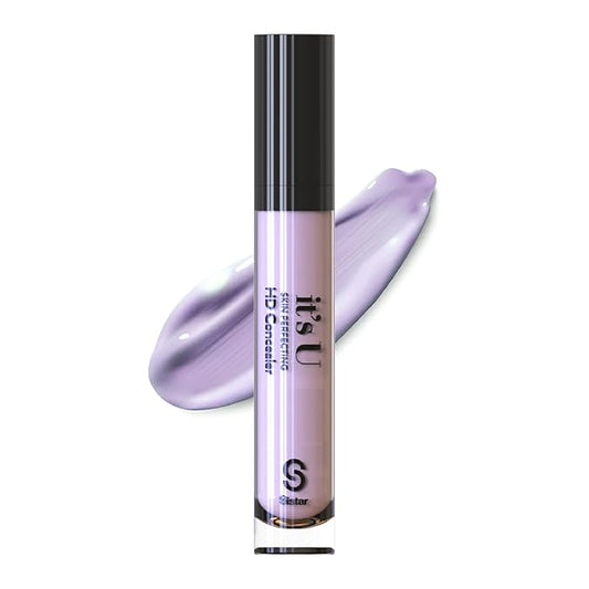 SISTAR It's U Skin Perfecting Conceal HD Contour Color Corrector Full Coverage Smooth and Flawless (Lavender)