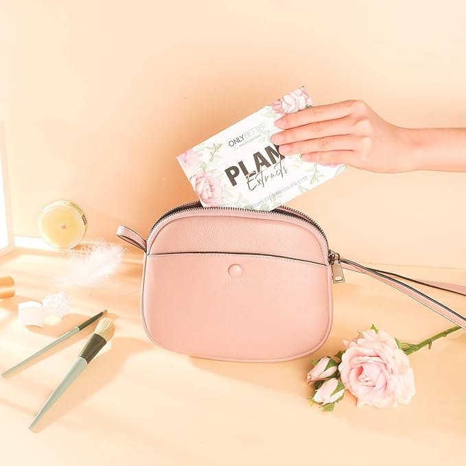 Vegan Eyeshadow Palette ONLYBETTER High Pigmented Brown Eyeshadow Palette Easy to Blend Color Fusion 16 Shades Metallic and Shimmer Nude Eyeshadow Palette Long Lasting Sweatproof and Waterproof