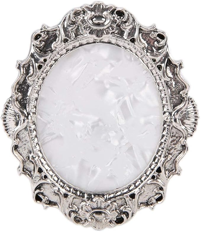 Nail Art Plate, 2 Pcs Nail Mixing Palette Polish Color Mixing Plate Nail Holder Nail Art Display Board, Nail Art Display Tools Photography Props(Sliver)