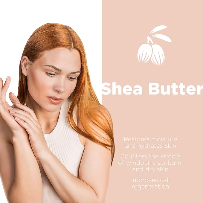 Moisturizing Hand Cream for Dry, Cracked Hands, Nails and Cuticles - 8.5 fl. oz. - Anti-Aging Skin Moisturizer with Vitamin E, Shea Butter, and Ceramides