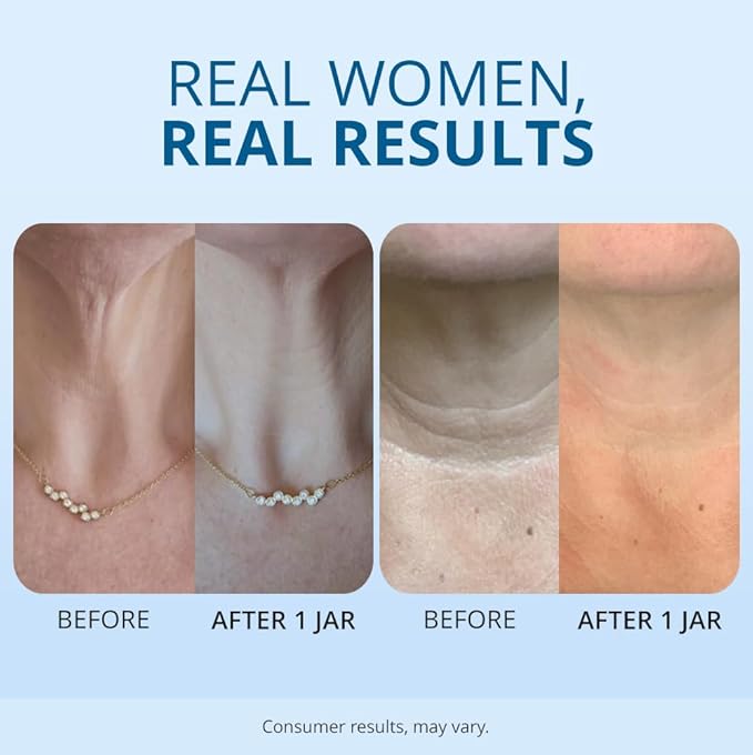 goPure Neck Firming Duo, Tighten & Lift Neck Cream, Refine & Renew Body Scrub, 2 piece set