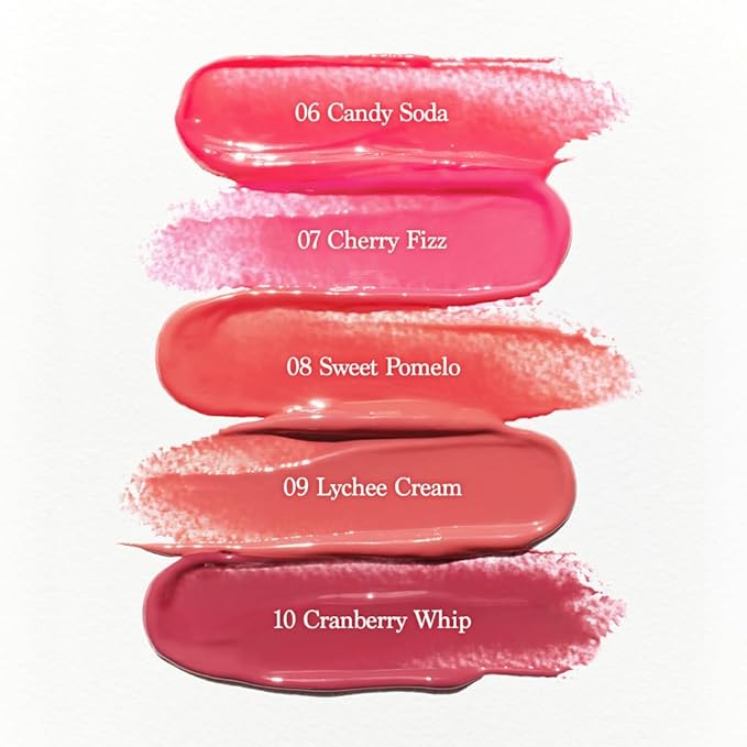 Dasique Melting Candy Balm (#07 Cherry Fizz) | Glossy Balm | Moisturizing | For dry Lips | Vegan