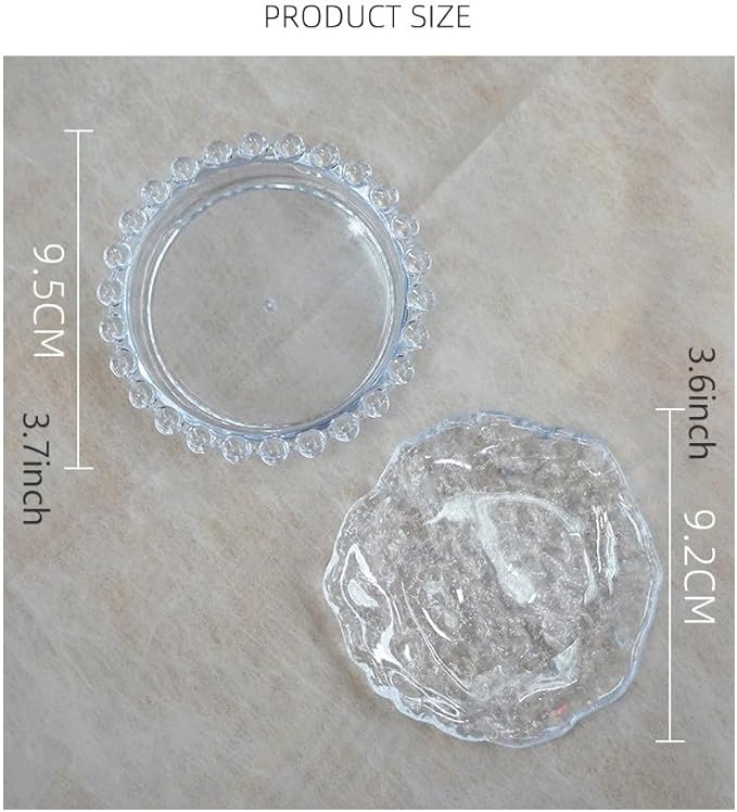 Nail Art Palette Nail Mixing Palette Polish Color Mixing Plate Pearl Edge Nail Holder Display Board Cloud Shape for Nail Art Nail Tip Holder Nail Art Display (Clouds-clear)