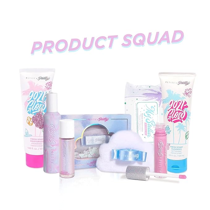 Petite 'n Pretty Full Size Glo$$ Lip Balm Trio Set - Makeup for Kids, Tweens, Teens- Hydrating, Lightweight Lip Gloss, Made in the USA (Shine Bright, Sell Out, Stocks and Bronze)
