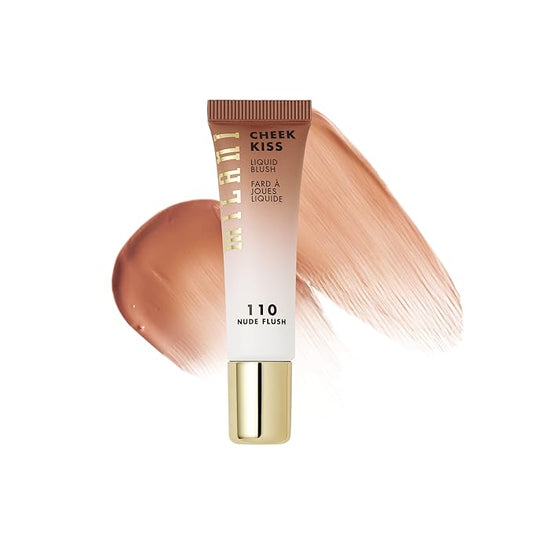 Milani Cheek Kiss Liquid Blush Makeup - Blendable & Buildable Cheek Blush, Lightweight Liquid Blusher and Cheek Color