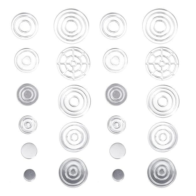 Lurrose 22pcs Empty Metal Pans Tin Palette Eyeshadow Pans Watercolor Palette Refillable Container Eyeshadow Blush Lipstick Organizer for Cosmetic Palettes