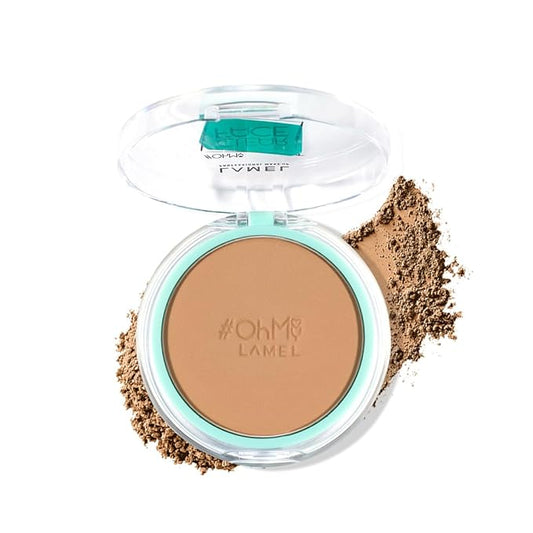 Lamel Oh My Clear Face Powder 406 Soft Honey | evens out the skin instantly |contains salicylic acid |controls the sebum production | 6gm