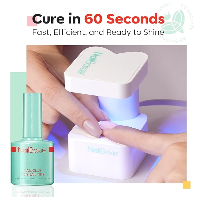 modelones 9 in One Nail Glue for Press Ons, Clear Tips, Acrylic Nails