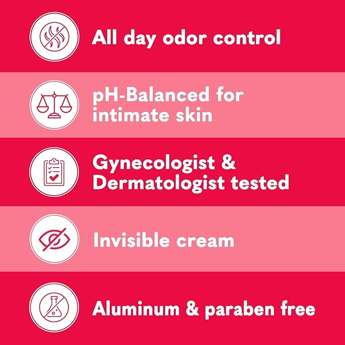 Summer's Eve, Whole Body Deodorant for Women, Ultimate Odor Control, Aluminum Free Deodorant, 3 Fl Oz; Simply Sensitive, Blissful Escape, & Fresh Scent